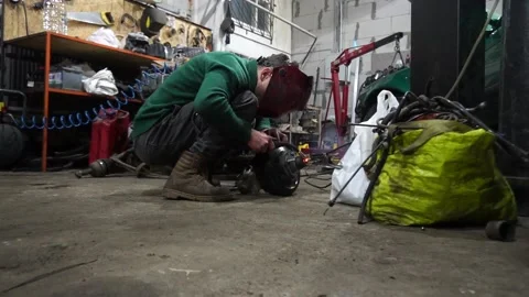 Custom exhaust system Stock Footage 235725273