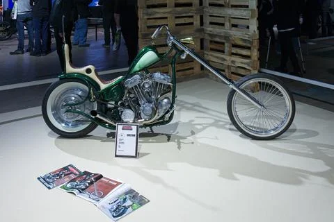 Custom Great Divide motorcycle. Foto stock