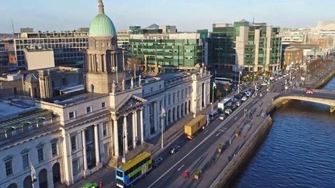 The Custom House, Dublin Stock Footage 78868267