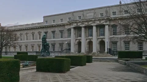 The Custom House in Dublin Stock Footage 233381736