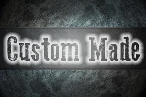 Custom made concept Stock Illustration