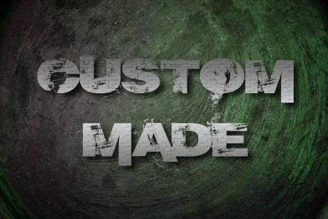 Custom made concept Stock Illustration