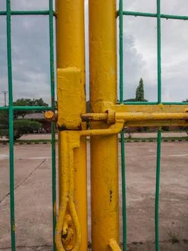 Custom made of gate latch Stock Photos