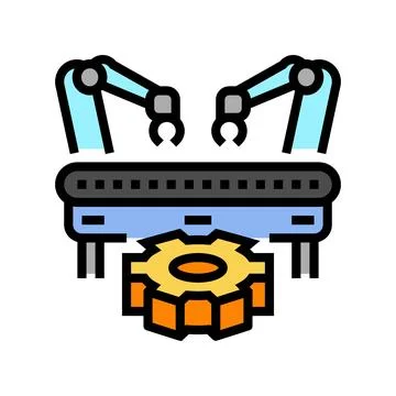 Custom manufacturing engineer color icon vector illustration Stock Illustration