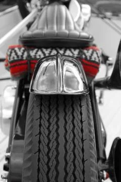 Custom motorcycle Stock Photos