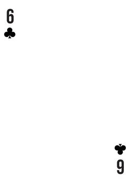 Custom of playing card template for any design Stock Illustration