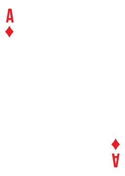 Custom of playing card template for any design Stock Illustration