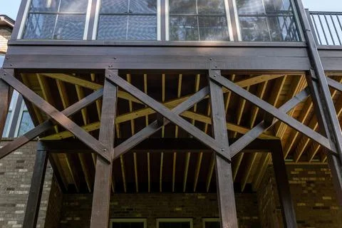 Custom Porch Architecture Stock Photos