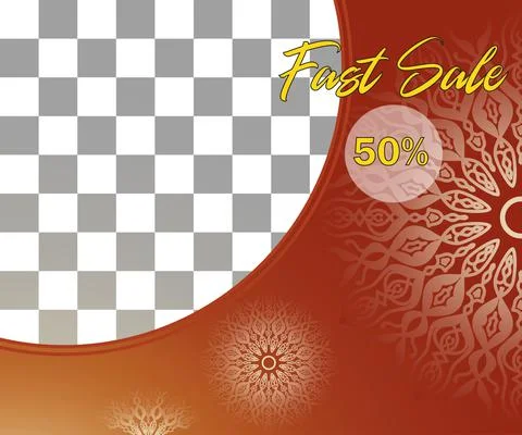 Custom quick sale template Stock Illustration