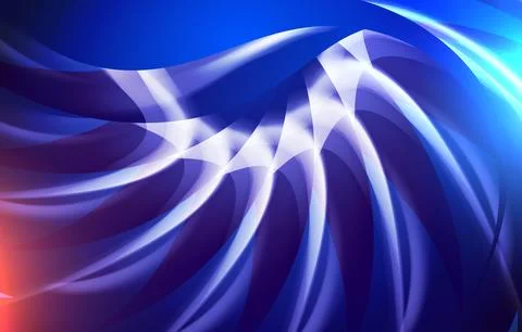 Custom shape abstract vector with wavy stylish with blue color background イラスト素材