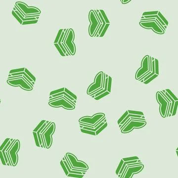 Custom shaped box cardboard packaging glyph seamless pattern Stock Illustration
