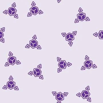 Custom size options glyph seamless pattern Stock Illustration