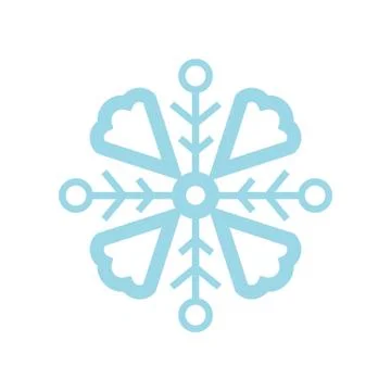 Custom Snowflake Shape Illustration