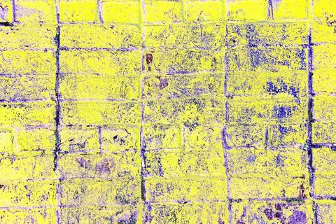 Custom stone wall on side of building. Vintage plaster texture. Changed color Ilustración de archivo