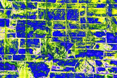 Custom stone wall on side of building. Vintage plaster texture. Changed col.. Ilustración de archivo