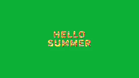 Custom Summer Greeting Animations: Bring Your Messages to Life! Stock Footage 263863395