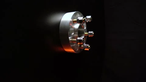 Custom tuning spacers for car expansion Vídeo Stock 160658141