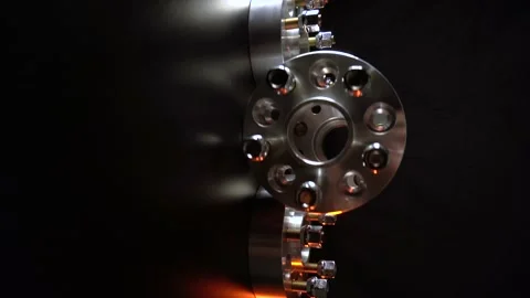 Custom tuning spacers for car expansion 스톡 동영상 160658184