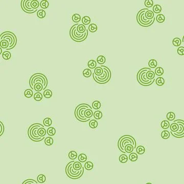 Customer acquisition technical sales engineer line seamless pattern Stock Illustration