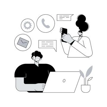 Customer care abstract concept vector illustration. Stock Illustration