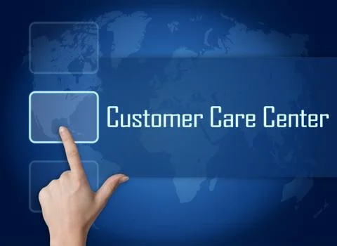 Customer care center Stock Illustration