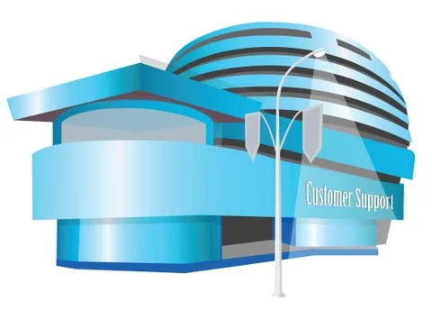 Customer care centre Stock Illustration