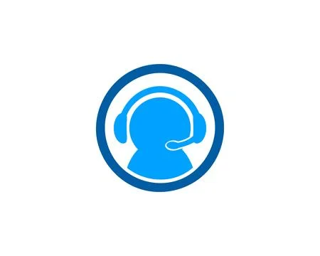 Customer Care Logo Template Design Stock Illustration