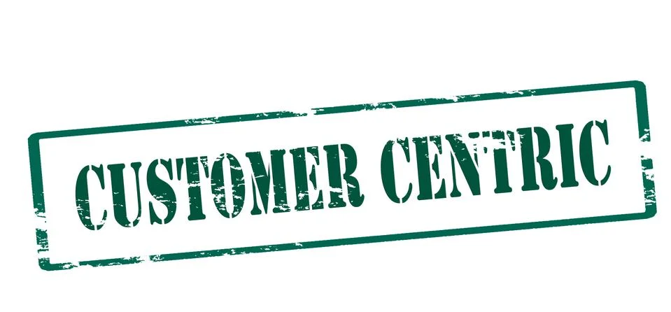 Customer centric Ilustración de archivo