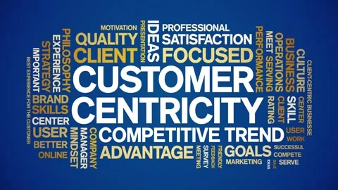 Customer Centricity animated word cloud,... | Stock Video | Pond5