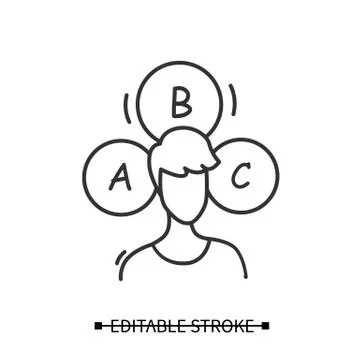 Customer choice icon. Feedback illustration Illustrazione stock