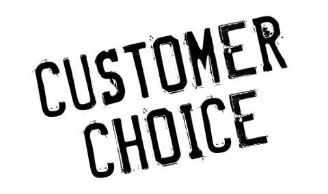 Customer Choice rubber stamp Ilustración de archivo