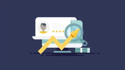 Customer data, financial portfolio analysis. Stock Footage 161697102