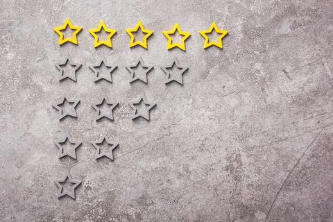 Customer Experience Concept, Best Excellent Services Rating for Satisfaction Stock Photos