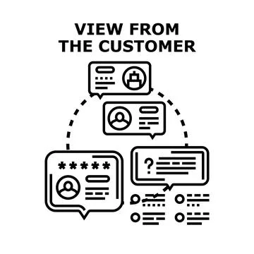 Customer experience feedback cycle and satisfaction survey Stock Illustration