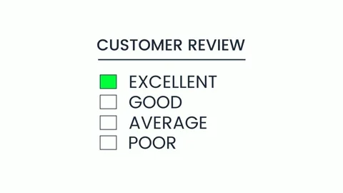 Customer Experience Review Checklist Animation with Glowing Icons Stock Footage 327037394