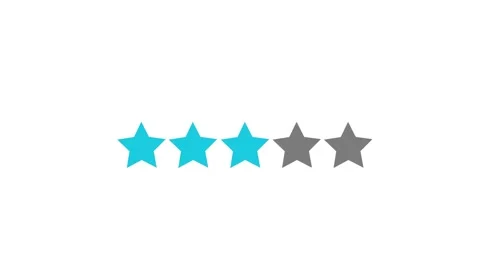 Customer feedback 3 star rating. Stock Footage 289427382