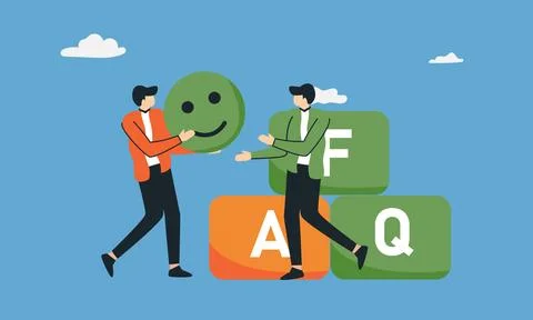 Customer feedback customer support contacting with helpdesk service, asking.. Stock Illustration