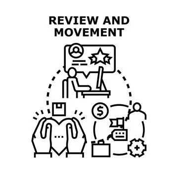 Customer feedback driving business process optimization and positive change Stock Illustration