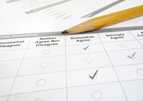 Customer feedback form Foto stock