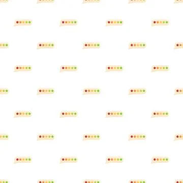 Customer feedback star rating chat bubble pattern イラスト素材