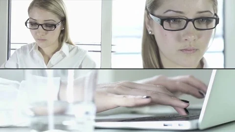 Customer help assistant person answering questions on the phone Stock Footage 72871268