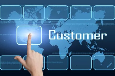 Customer Stock Illustration