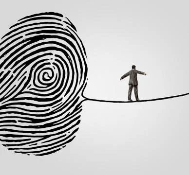 Customer Information Risk Stock Illustration