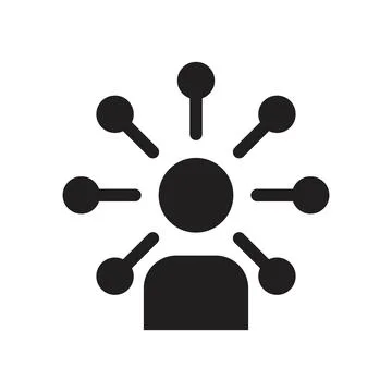 Customer insight icon vector sign design Stock Illustration