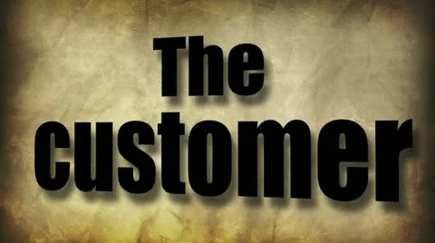 Customer is King Stock Footage 11196043