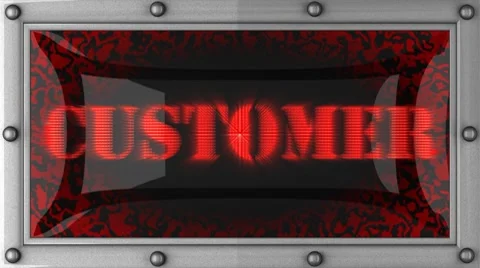 Customer on led Stock Footage 8693439