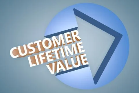 Customer lifetime value Stock Illustration