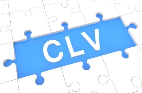 Customer lifetime value Illustrazione stock