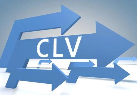 Customer lifetime value Stock Illustration