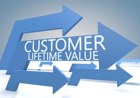 Customer lifetime value Stock Illustration